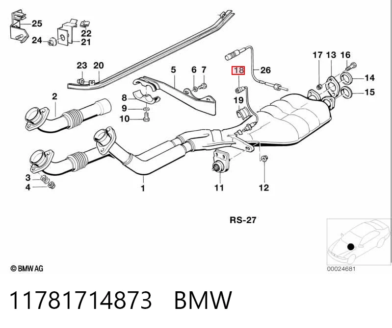 Sensor de oxígeno BMW 7  sedán comprar en España