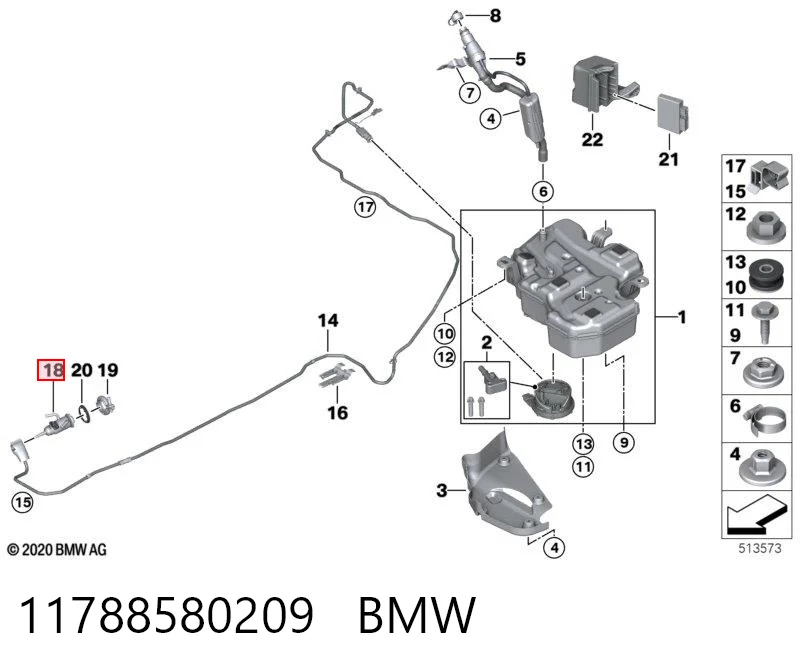 11788580209 BMW Inyector AdBlue