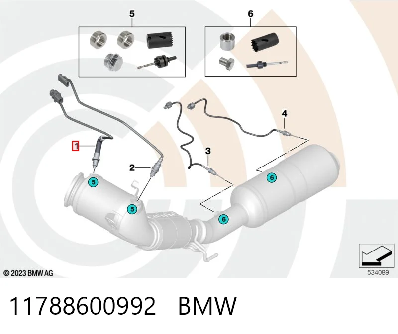 11788600992 BMW Sensor de oxígeno previo al catalizador