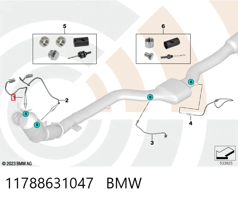 11788631047 BMW Sensor de oxígeno previo al catalizador