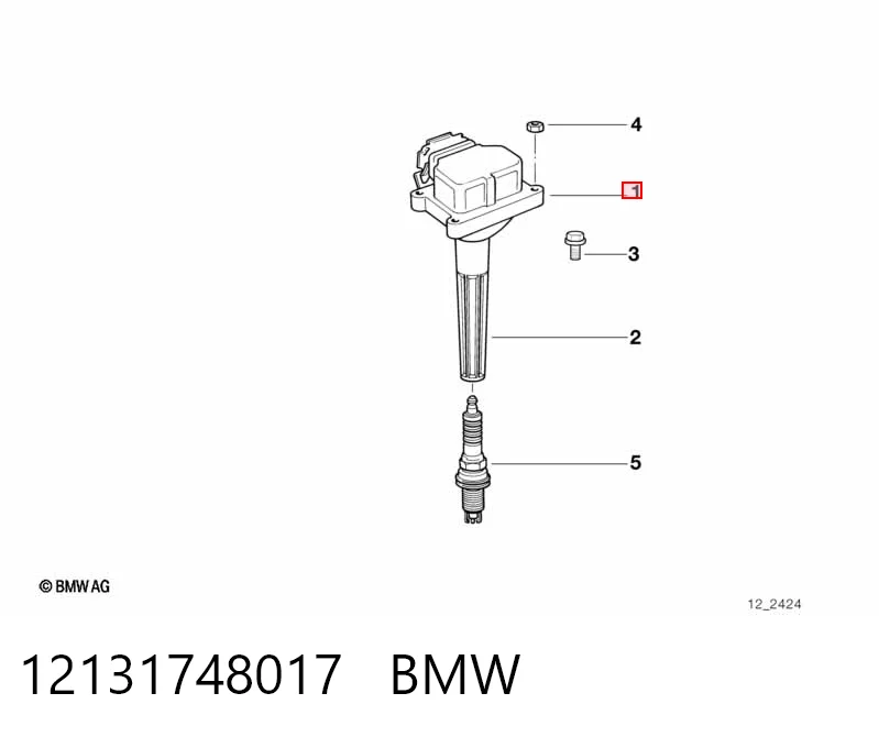 12131748017 BMW Bobina de ignición
