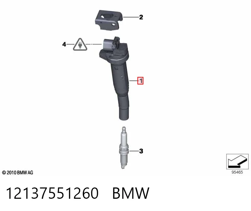 12137551260 BMW Bobina de ignición