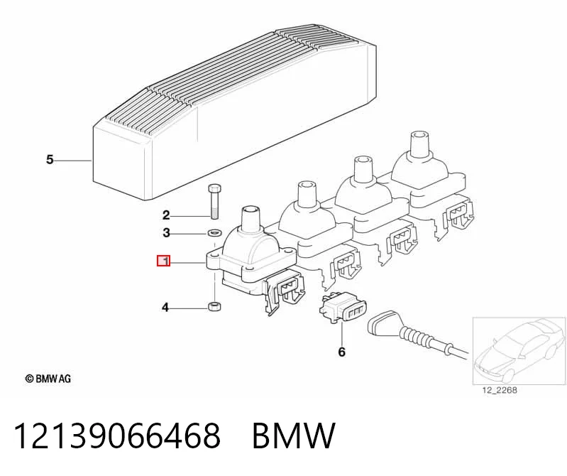 12139066468 BMW Bobina de ignición