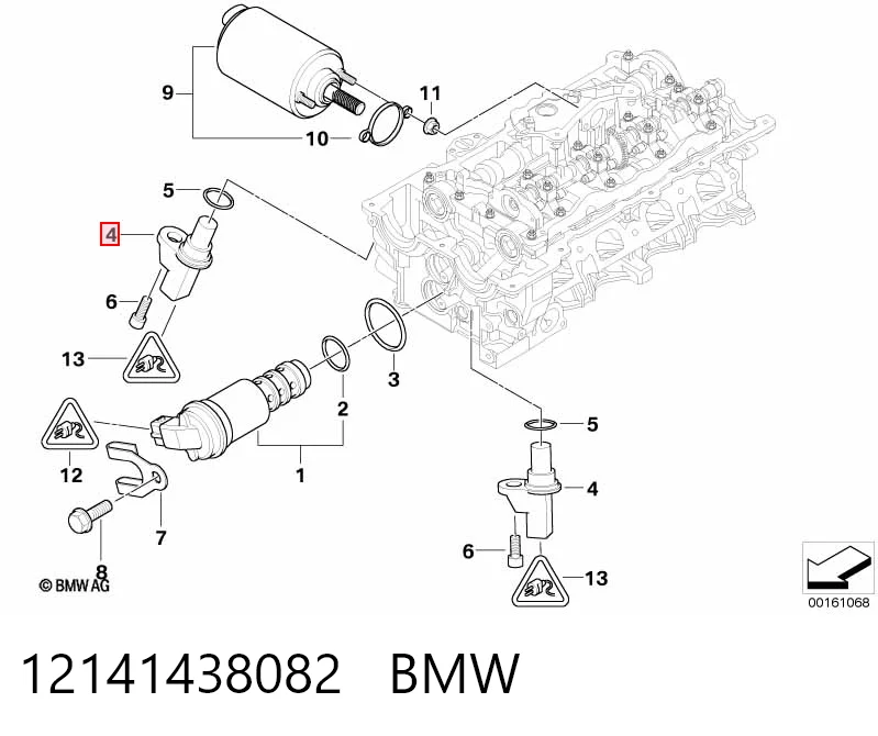12141438082 BMW Sensor posición arbol de levas