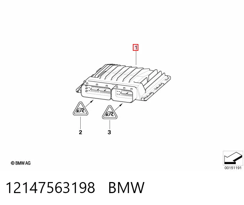Módulo de control del motor Mini Cooper 