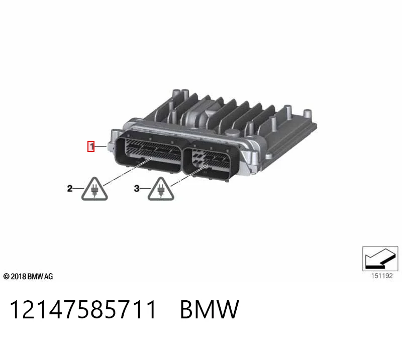 7616431 BMW Centralina Del Motor