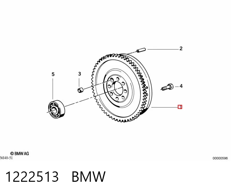 415001711 INA Volante de motor