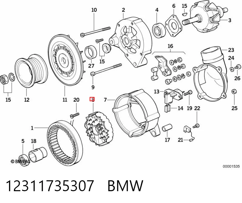 Comprar 1127320734 Bosch Puente de diodos, alternador