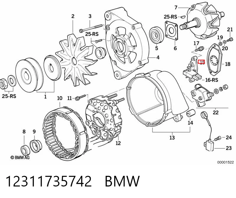 Comprar Regulador de voltaje del alternador BMW 3 E21 a bajo precio