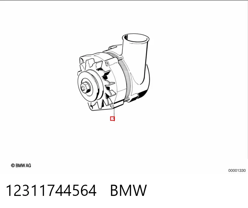12311744564 BMW Alternador de coche