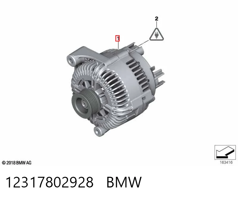 12317802928 BMW Alternador de coche