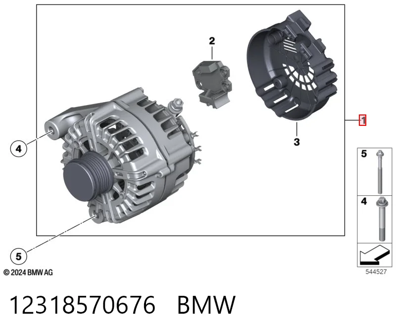 12318570676 BMW Alternador de coche