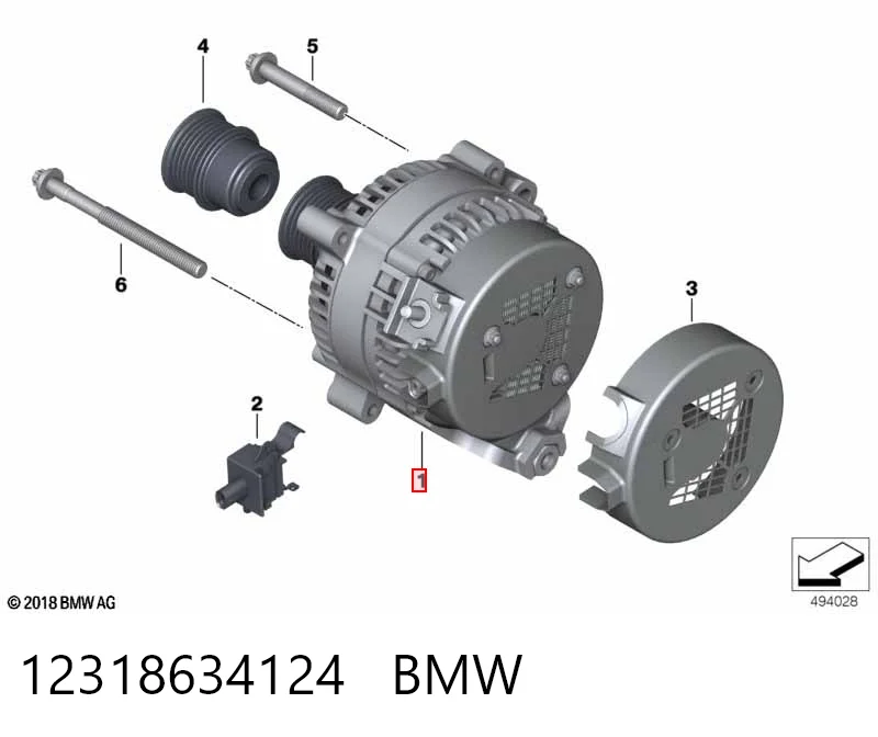 Generador BMW 1 