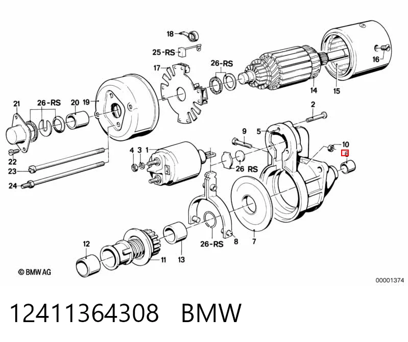 Buje de arranque Wood Auto BUH6315 precio, desde 1,29 EUR