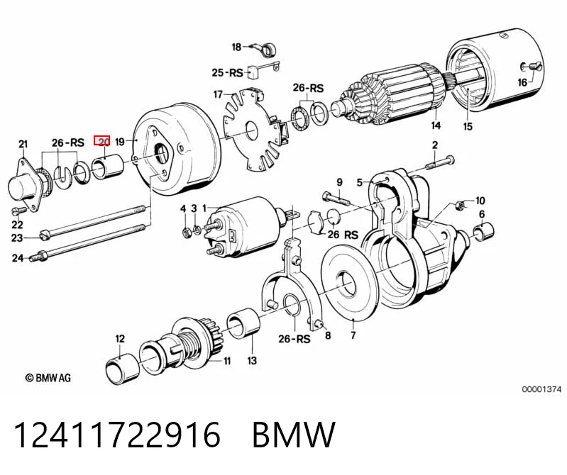 12411722916 BMW