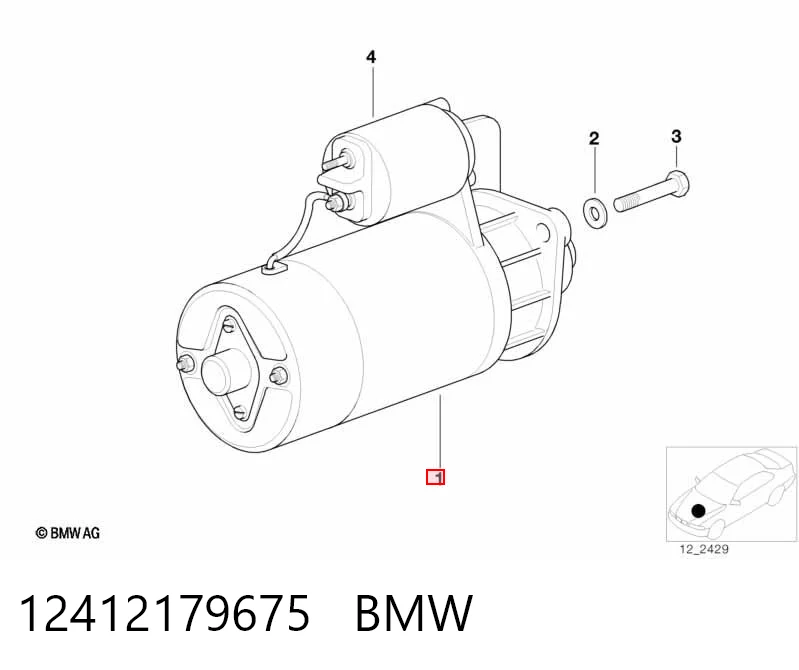 12412179675 BMW Arranque motores