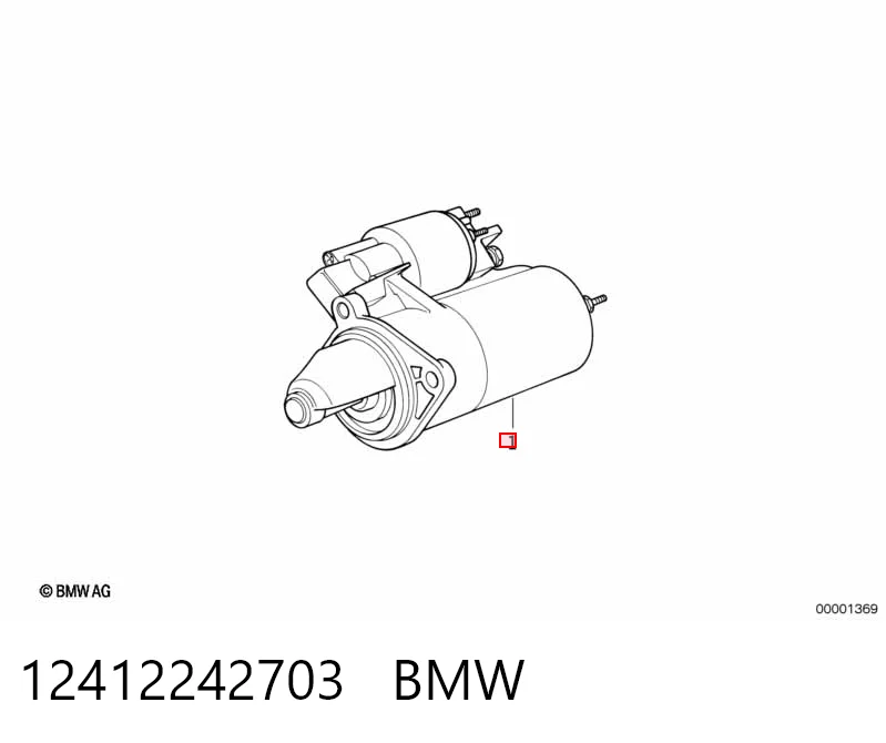 12412242703 BMW Arranque motores