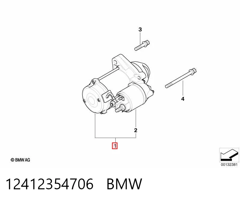 12412354706 BMW Arranque motores