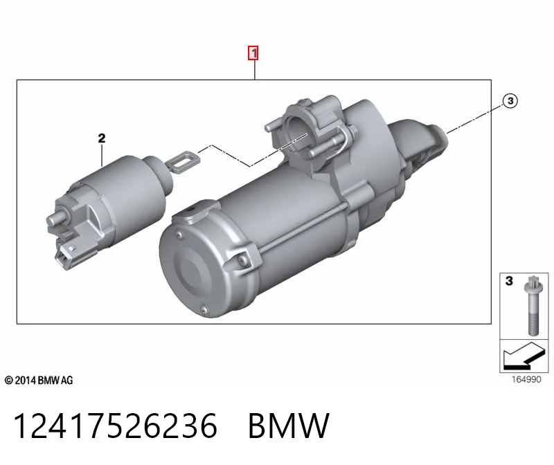 12417526236 BMW Arranque motores