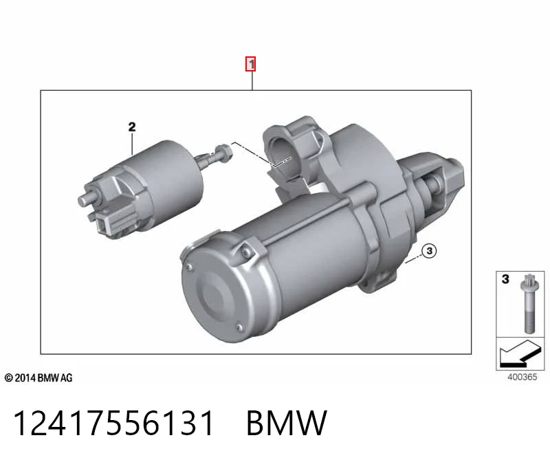 12417556131 BMW Arranque motores