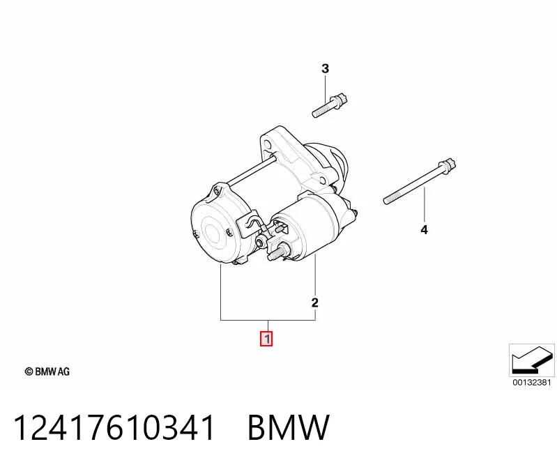12417610341 BMW Arranque motores