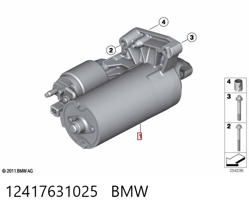 12417631025 BMW Arranque motores