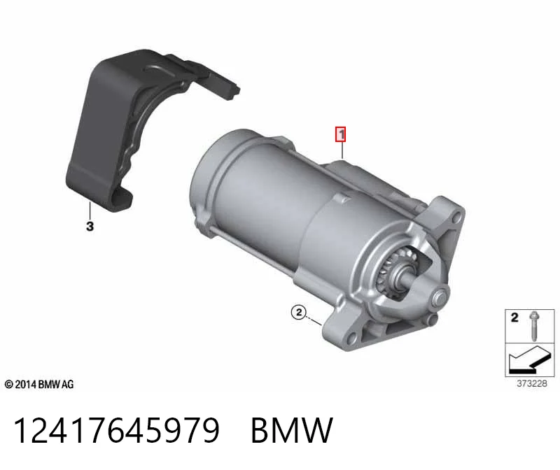 12417645979 BMW Arranque motores