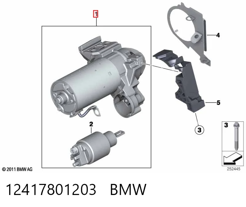 12417801203 BMW Arranque motores