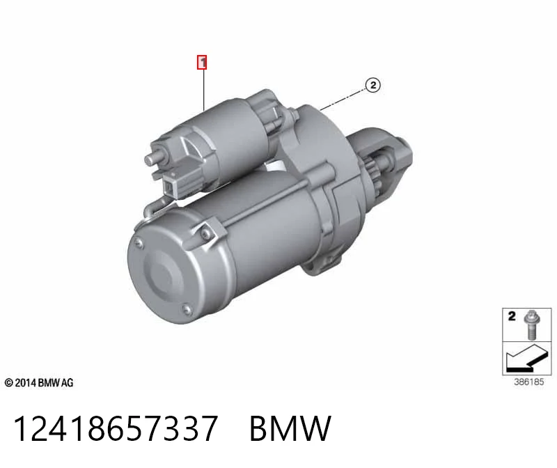 12418657337 BMW Arranque motores