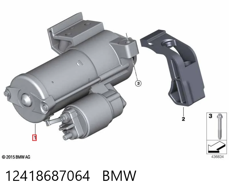 12418687064 BMW Arranque motores
