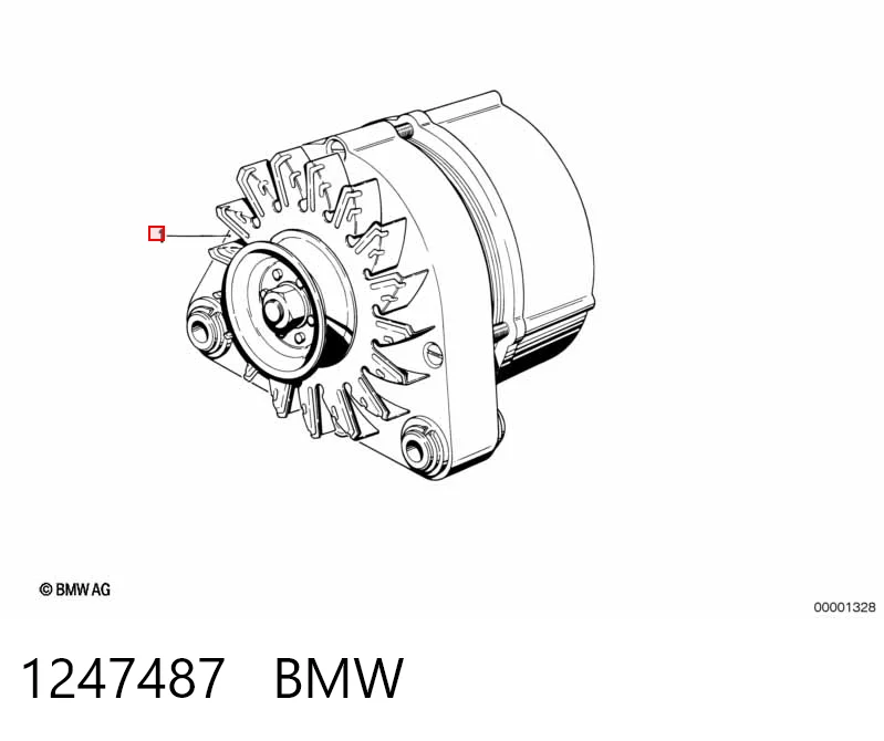 1247487 BMW Alternador de coche