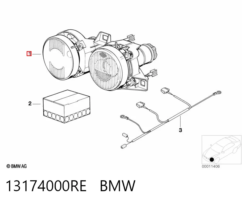 Comprar Faro derecho BMW 5  E34
