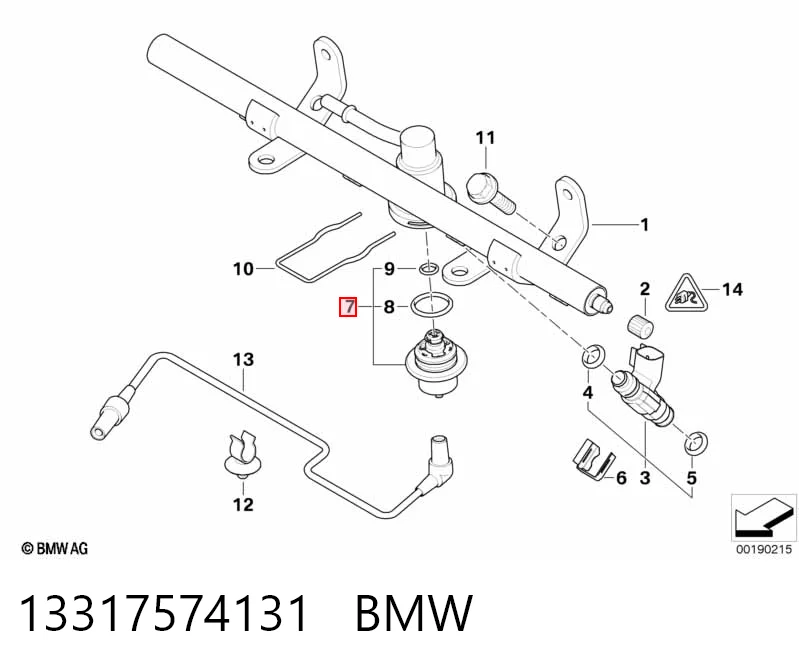 Comprar Regulador de presión de combustible en el riel de inyectores Mini Cooper  R50, R53 a bajo precio
