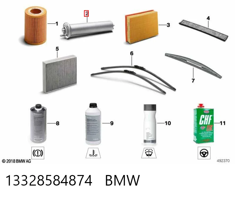 13328584874 BMW Filtro de gasolina