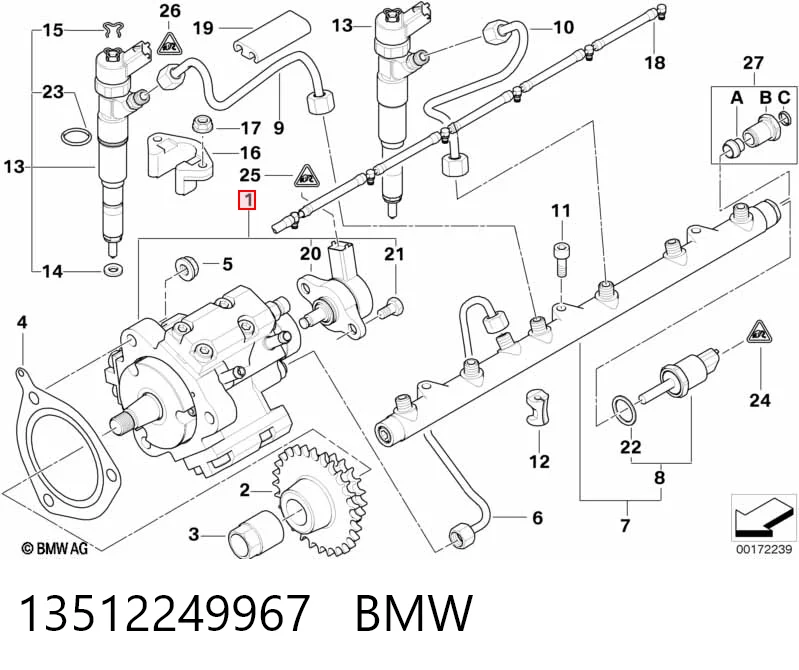 13512249967 BMW Bomba de inyección