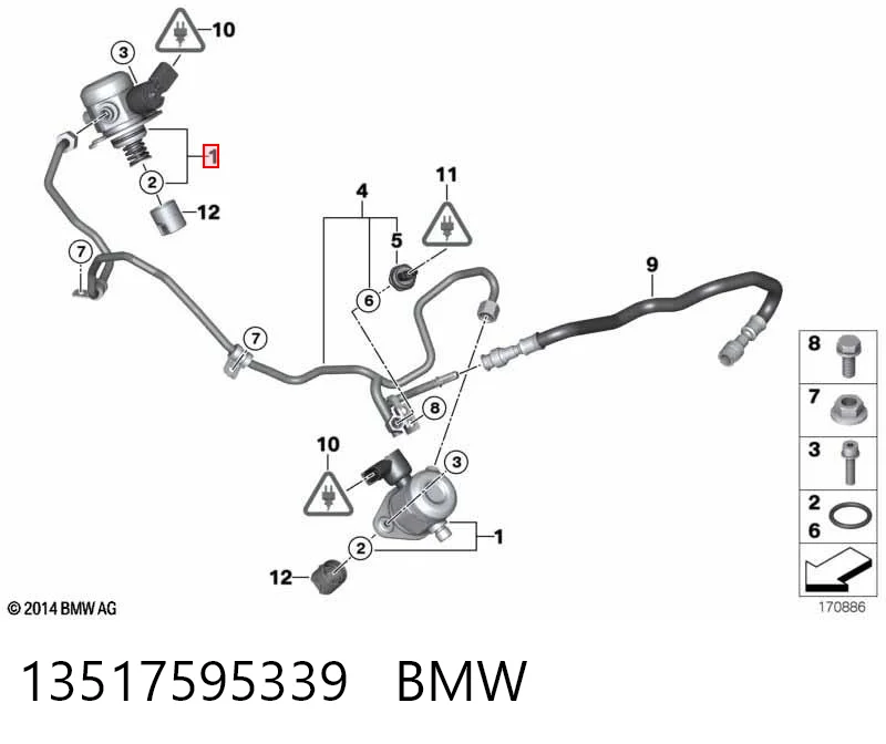 13517595339 BMW Bomba de inyección