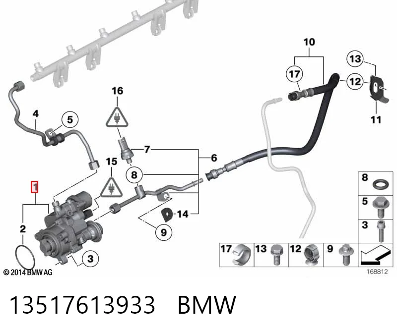 13517613933 BMW Bomba de inyección