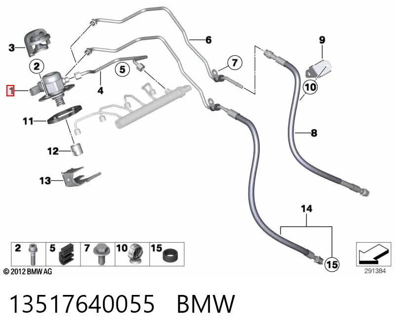 13517640055 BMW Bomba de inyección