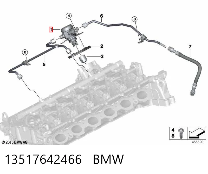 13517642466 BMW Bomba de inyección