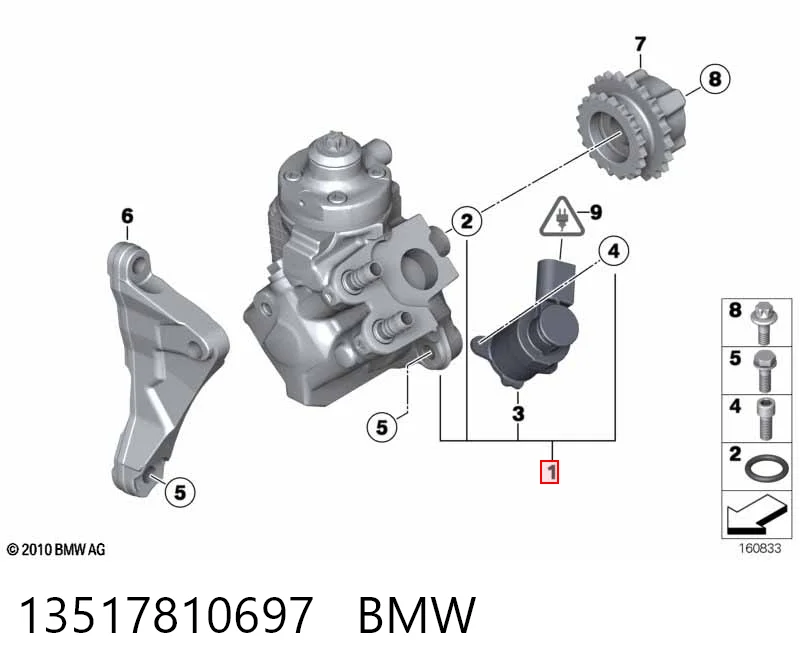 13517810697 BMW Bomba de inyección