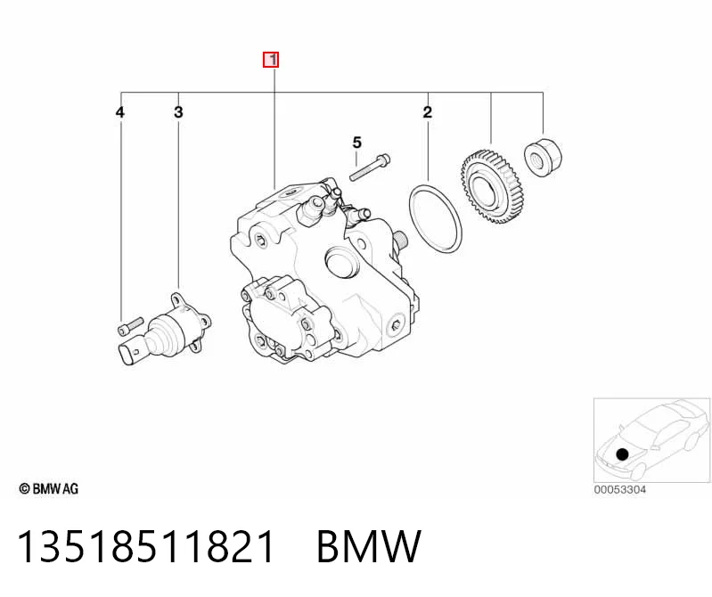  Bomba inyectora BMW 1 