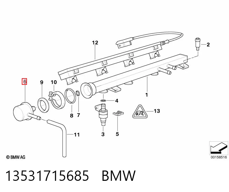 Comprar 280160502 Hyundai/Kia Regulador de presión de combustible