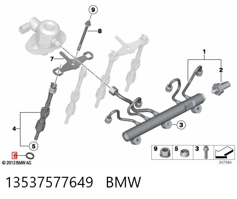 51133006 AND Arandela de asiento del inyector
