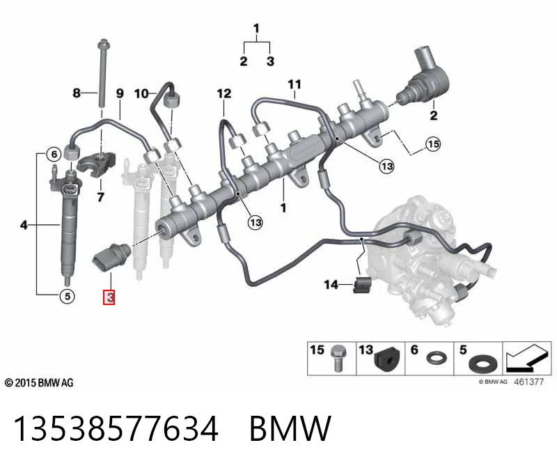 Comprar Sensor de presión de combustible BMW X2  F39 a bajo precio