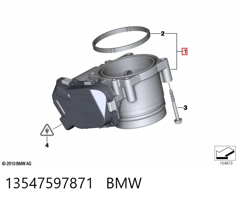 13547597871 BMW Mariposa de admisión
