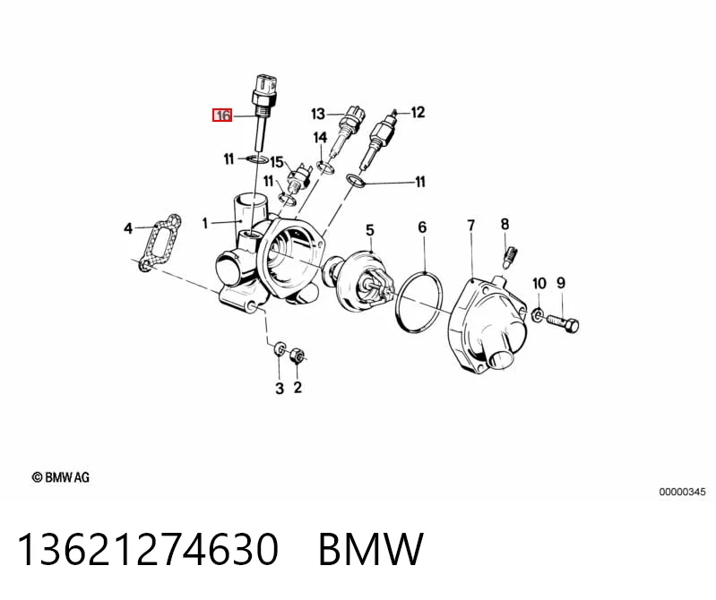 Comprar 4393600 Fiat/Alfa/Lancia Sensor de temperatura de agua
