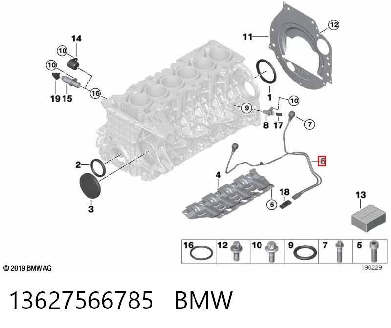 Sensor de detonacion para BMW 3 E92