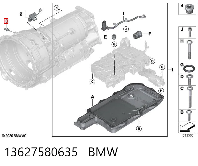 13627580635 BMW Interruptor térmico