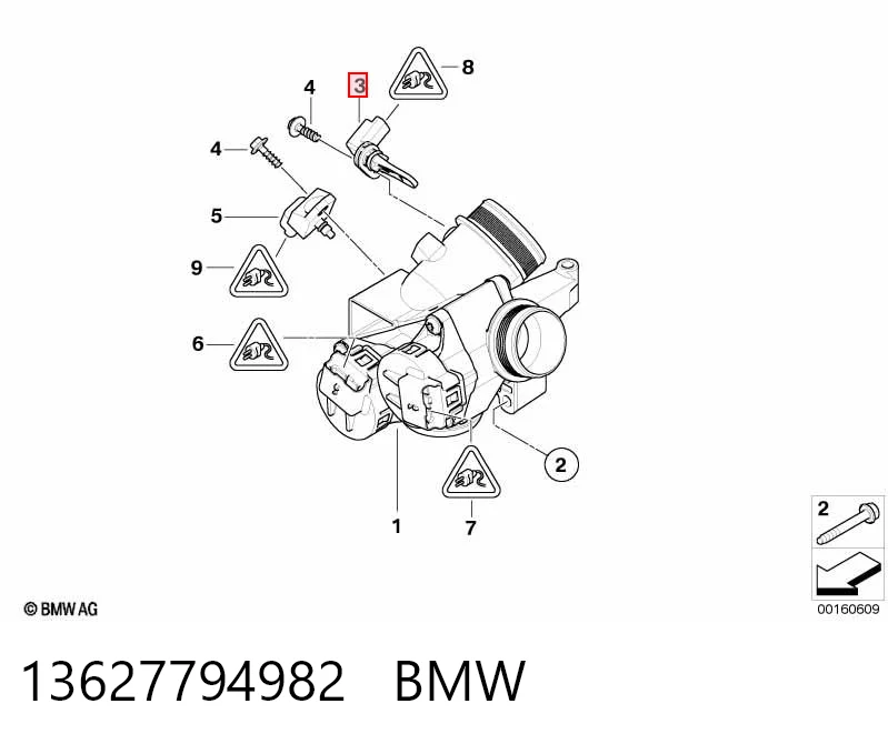 Sensor de temperatura de mezcla de aire Cooper hatchback (2005-2014) original desde 16,33 €