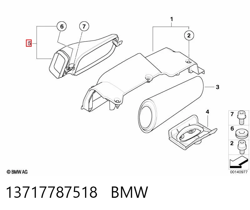 Comprar Entrada del filtro de aire BMW X3  E83 a bajo precio
